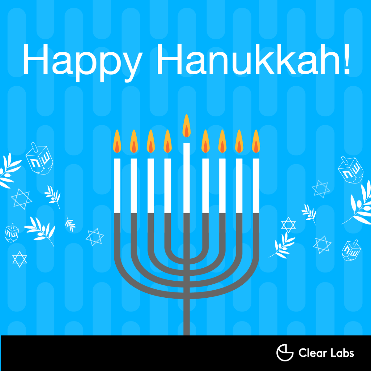 We wish all those celebrating a Happy Hanukkah. May you enjoy prosperity, love, and laughter.
