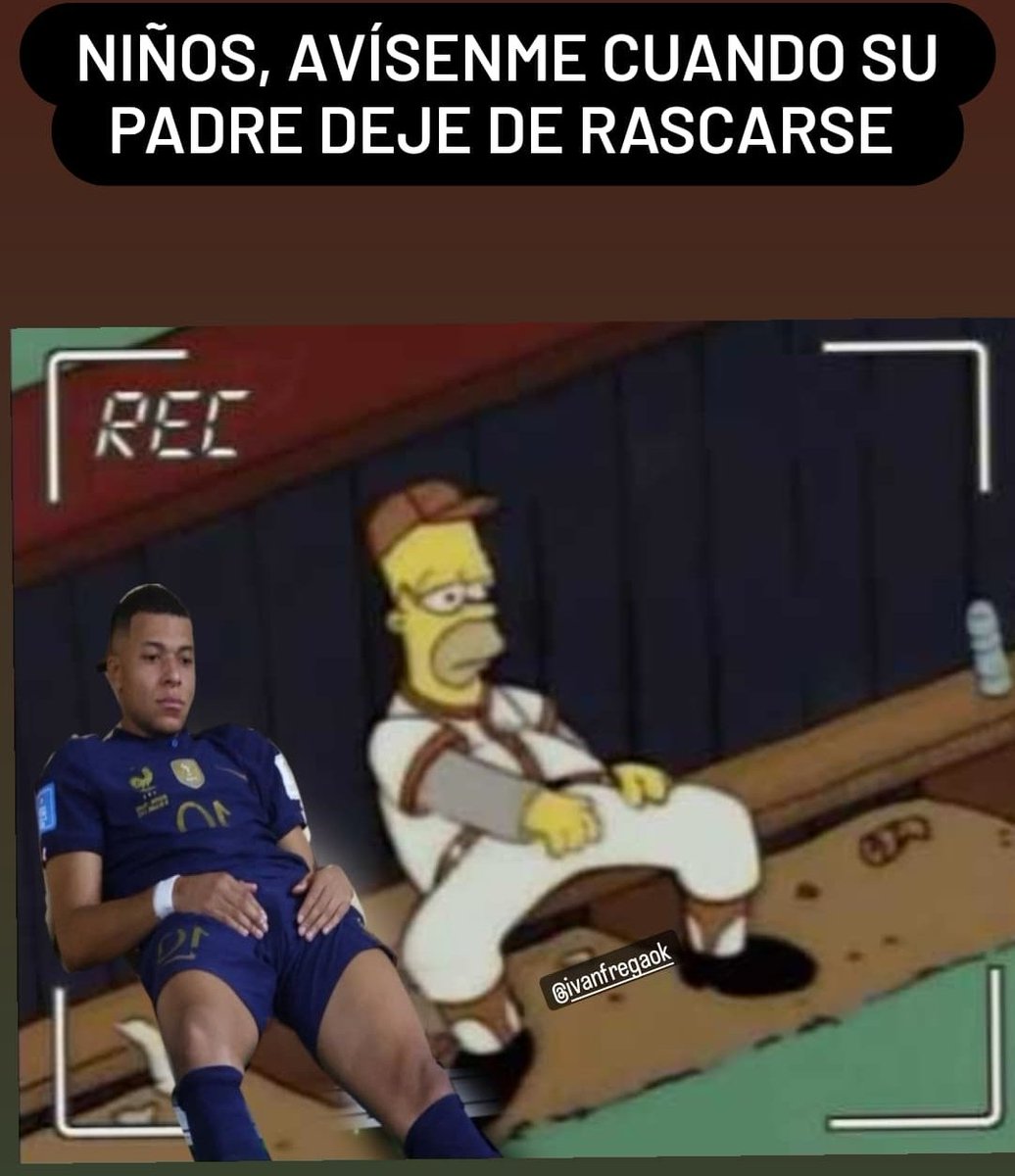 UnTalIvanfrega's tweet photo. #mbapee #LosSimpson #Qatar2022 https://t.co/Pw1o9UveWw