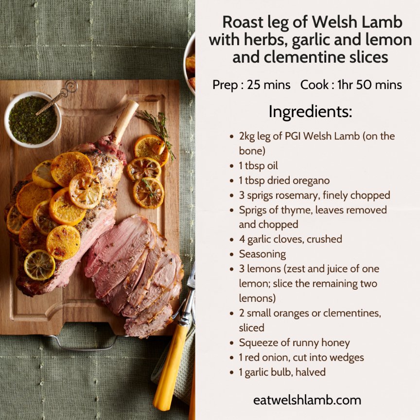Fancy something a little different for Christmas Day? Why not ring in the changes with one of our Welsh Lamb Christmas showstopper recipes.

For more Christmas-inspired recipes, check out our website bit.ly/3PBfSHN

#LoveWelshLamb