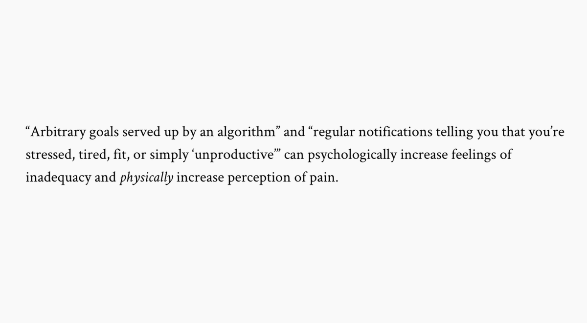 DrSianAllen's tweet photo. Can getting negative feedback from a wearable make you *less* confident about your health or performance?

Interesting article here on wearables and 'nocebo' effects 👇 https://t.co/5NhOmQn82o
