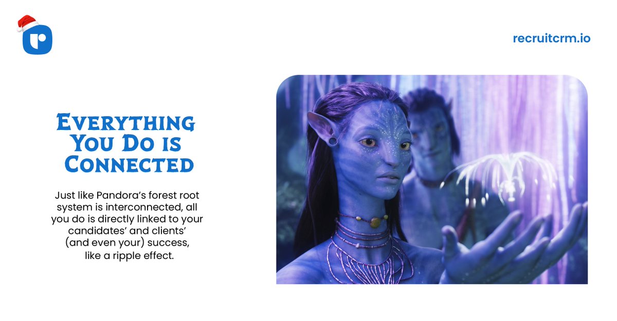 CrmRecruit's tweet photo. #Avatar2 is finally out in cinemas so we decided to note some quick #RecruitmentLessons you can take away from the Na'vi people in this much awaited film. ๐ฝ
#recruitcrm #recruitment #AvatarTheWayofWater #recruiting #ats #rectech #staffing https://t.co/UHeNIEzbji
