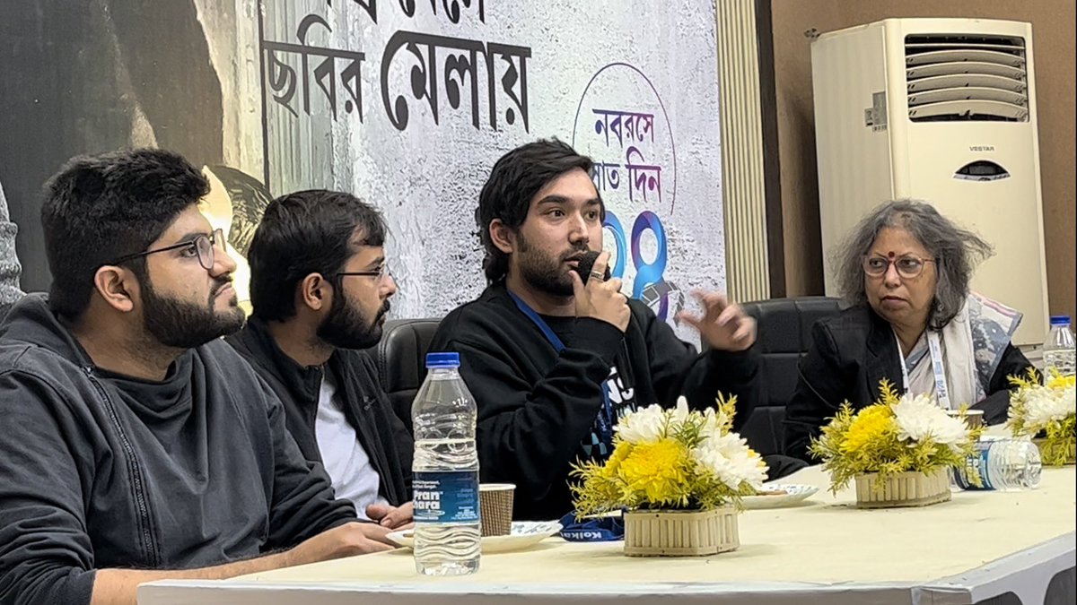 rghyadeep's tweet photo. Press conference at #KIFF28 for our film Bandit's Bazooka https://t.co/ai3bzNt8bY