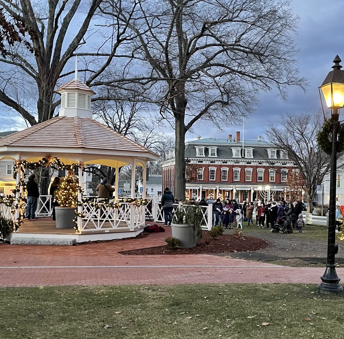 Happy Hanukkah! ✨

Grafton had its first menorah lighting ceremony last night on the Grafton Common, organized by members of the group Grafton RISE. Our Events Director Katheleen Schaker's husband Yoram Schaker led the singing.