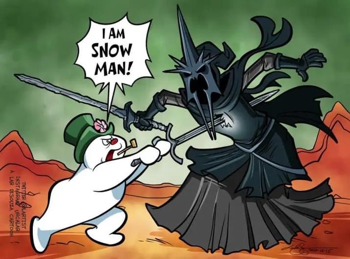 Andrewnsnyder's tweet image. You say LotR isn’t a Christmas movie? Explain this: