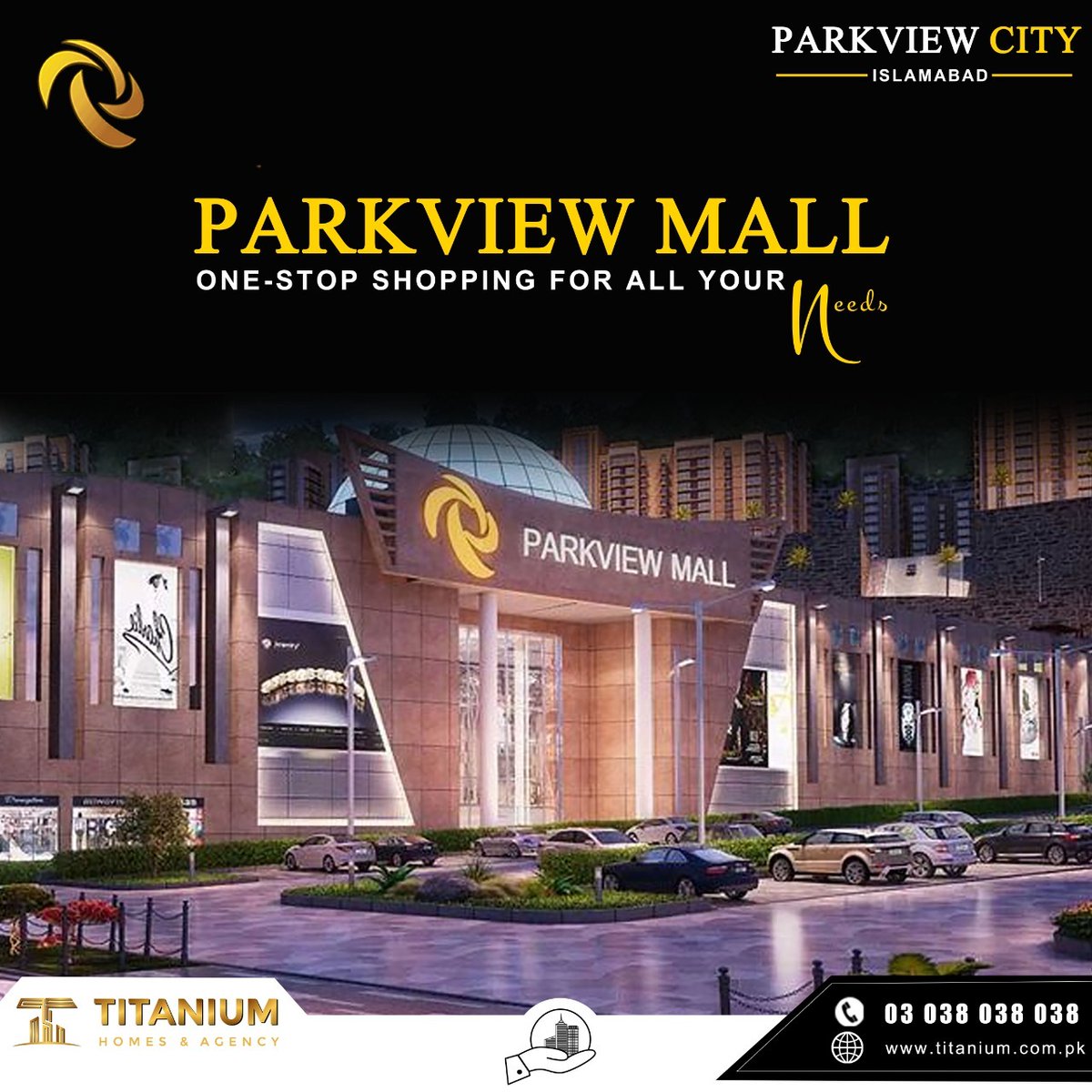 titanium_agency's tweet photo. Park View City Islamabad - Building Park View Mall For You

" One Stop Shopping For All Your Needs "

Book Your Plot In Park View City &amp; Enjoy All the Luxury Features Of This Society

For Booking Contact Us:
Titanium Agency &amp; Homes
03 038 038 038 https://t.co/wGtXpxUcyj