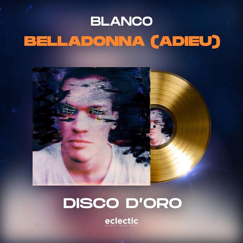 EclecticMusicGr's tweet photo. “Belladonna (Adieu)” di @signedBlanchito è certificata disco d’oro 📀

prodotta da Michelangelo https://t.co/7kwX8EPYVT