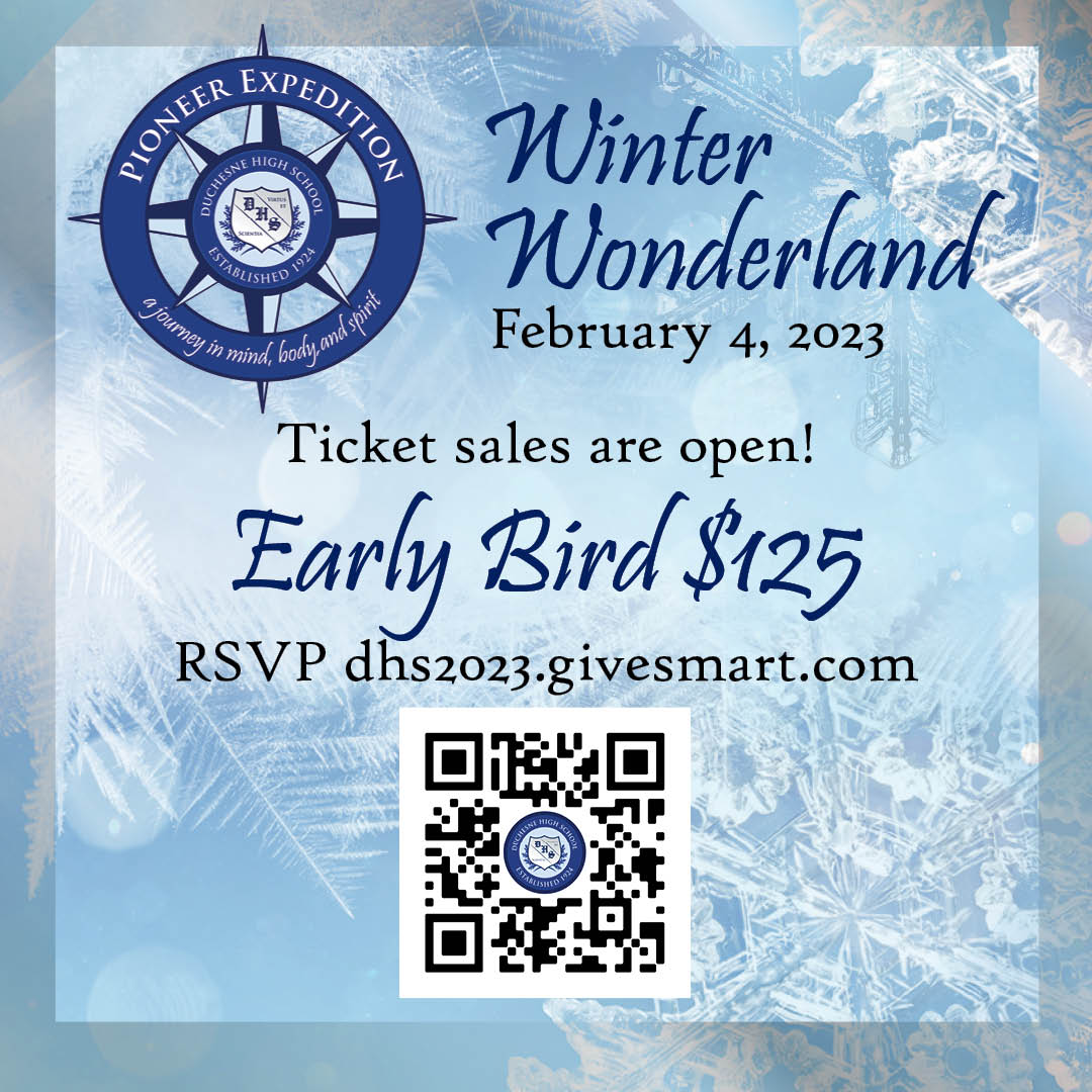 DuchesneHS's tweet photo. The Pioneer Expedition Dinner Auction is one of the most important fundraising events of the school year!

Please help support this event and Duchesne by visiting https://t.co/QbqqpLsFIq or our volunteer page at https://t.co/pPgpxoMGql.

#DHSPioneers https://t.co/hnhQx8sO97