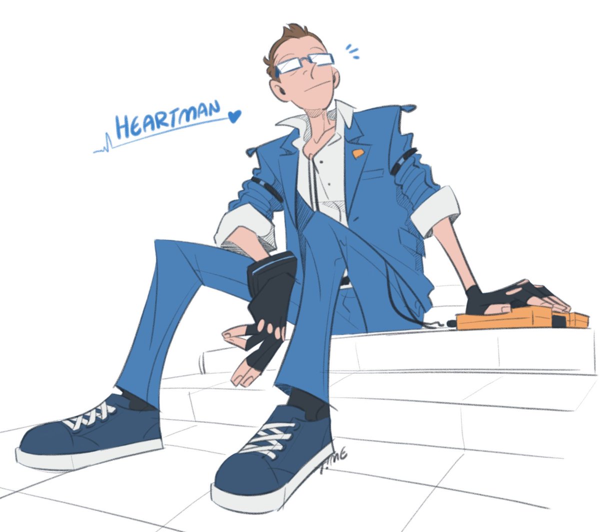 「No style consistency but Heartman  #Deat」|TimetheHoboのイラスト