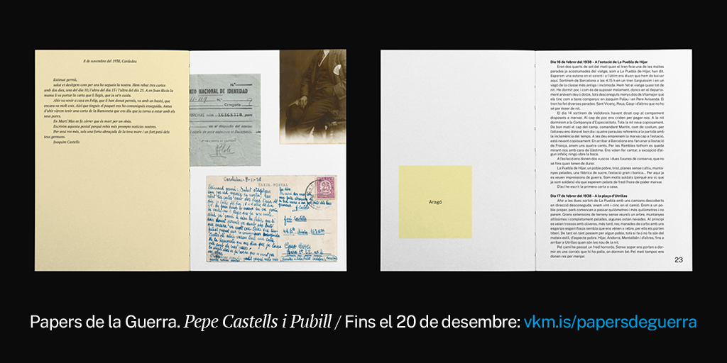 💥ÚLTIMES HORES per participar al Verkami #PapersdelaGuerra!

GRÀCIES a les més de 200 persones que ja hi ha participat! Després de 39 dies de Verkami, podem dir que els nervis han valgut molt la pena!

👉vkm.is/papersdeguerra