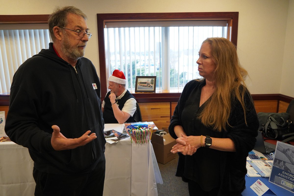 MichiganPSC's tweet photo. We were happy to be part of @MiWorksWestCent's #ResourceMarket in Big Rapids last week as one of about 30 local organizations and service agencies taking with community members about programs and services, including energy assistance, available to families who need help. https://t.co/vaCJQ50GTO