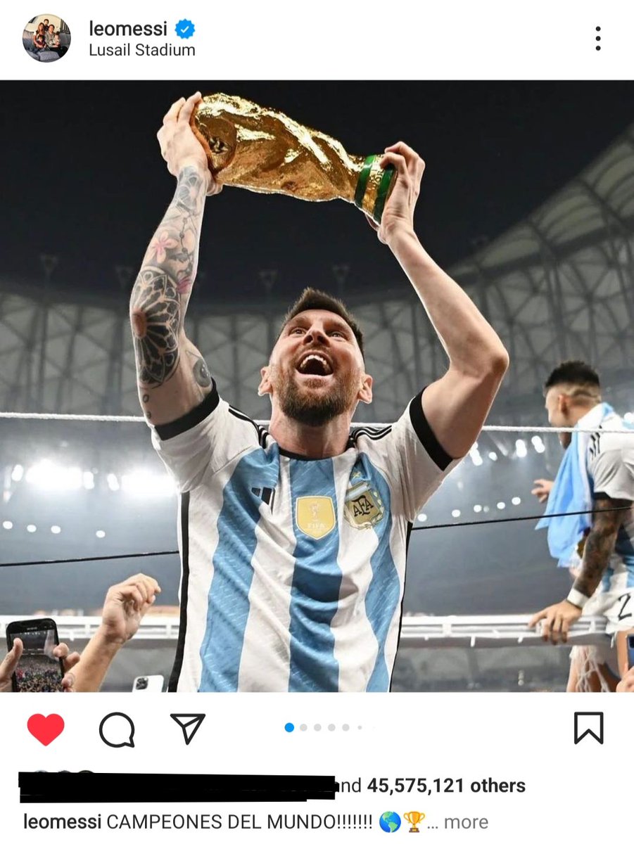 Jsjkkshh's tweet photo. The Egg 56M
Leo messi 45M
Let's break the egg🥚
@afa @Argentina @adidasAR @adidasUS @adidasFR @PSG_English @FCBarcelona @aguerosergiokun @FIFAWorldCup @ChampionsLeague https://t.co/NUCWZr1khi