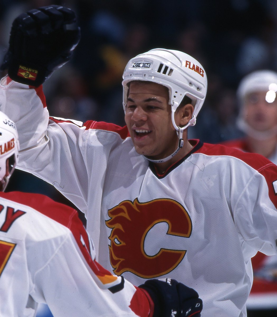 AlumniFlames's tweet photo. On this day in 1995, Jarome Iginla became a Calgary Flame 🔥

Acquired in the deal that sent Joe Nieuwendyk to Dallas, Iggy would go on to become the franchise leader in games played (1219), goals (525), and points (1095).

Not too shabby. https://t.co/3uCLdIoMjb