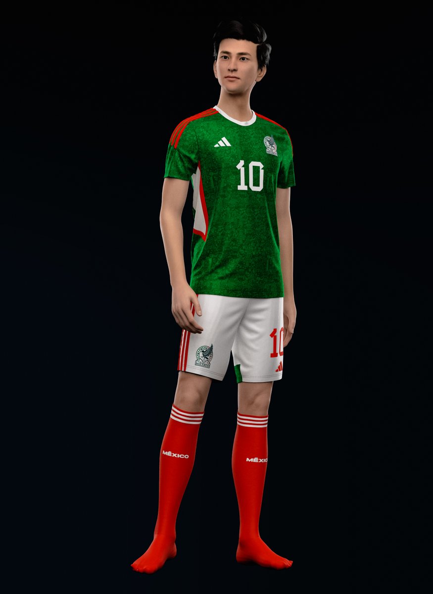 Im_Rofe's tweet photo. This conceptual design for @miseleccionmxEN  was presented in the "FIFA META CONTEST" organized by @Style3d_ , where I won third place.
It is inspired by the "tree of life" which is a typical Mexican craft that seeks to tell stories through all the elements that make up the tree https://t.co/p8XyqSDXgU