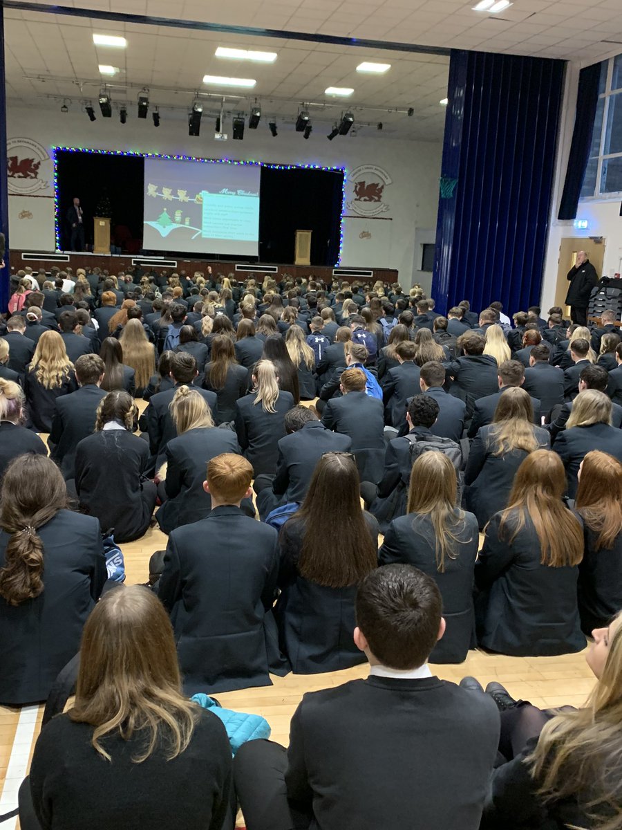 MrPEdwards's tweet photo. Mr McNamara addressed the whole school in @Brynmawr_school assembly today. A perfect time of year for whole school and personal reflection plus not forgetting pupil recognition! #weloveawards #positiverecognition https://t.co/uKzPOC6Kvd