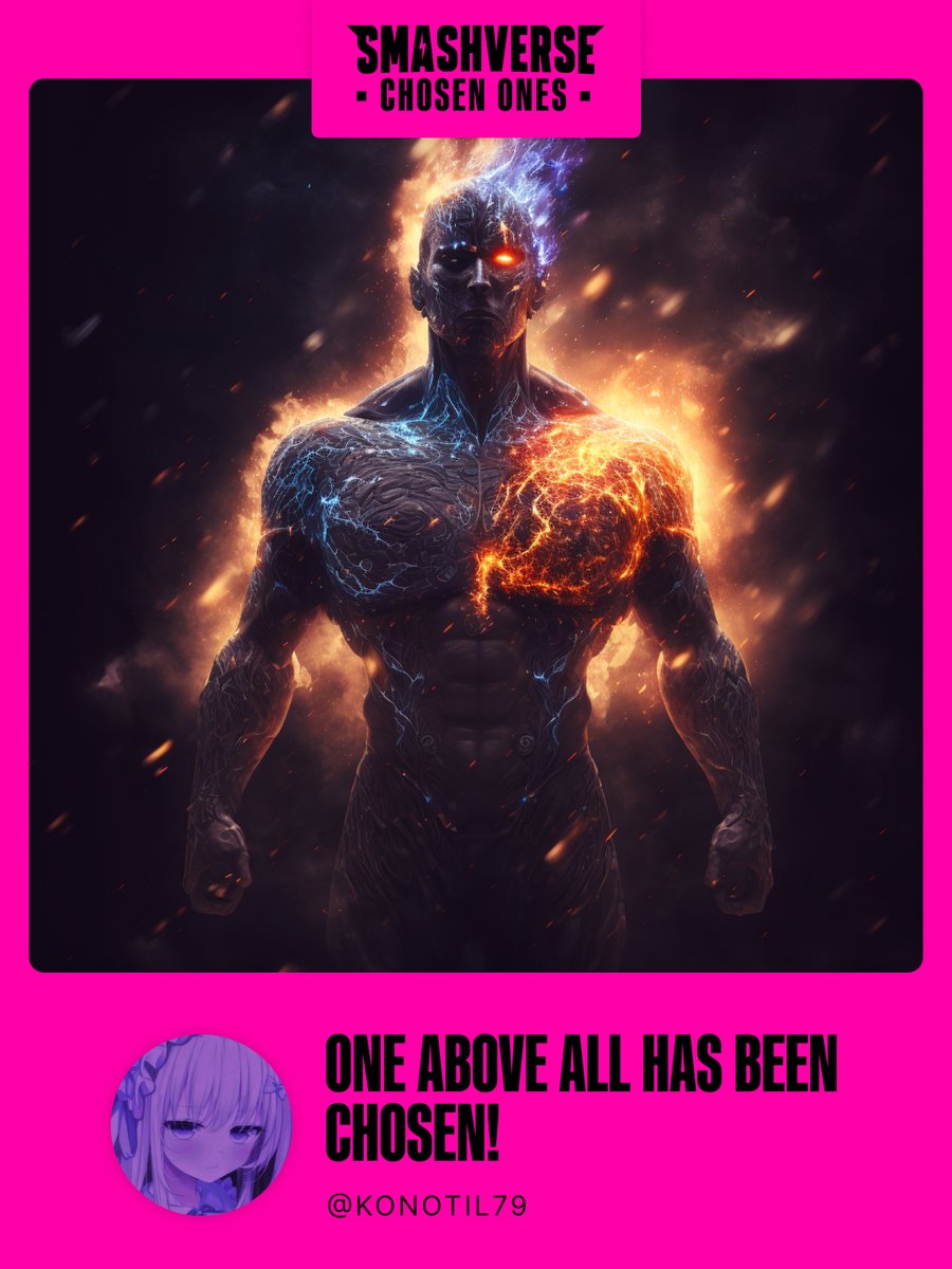 EnterSmashverse's tweet photo. A new warrior has been chosen.

Congratulations @konotil79

Soon, the ultimate power within @Smashverse_XYZ will be yours https://t.co/4TKpoOqxiK