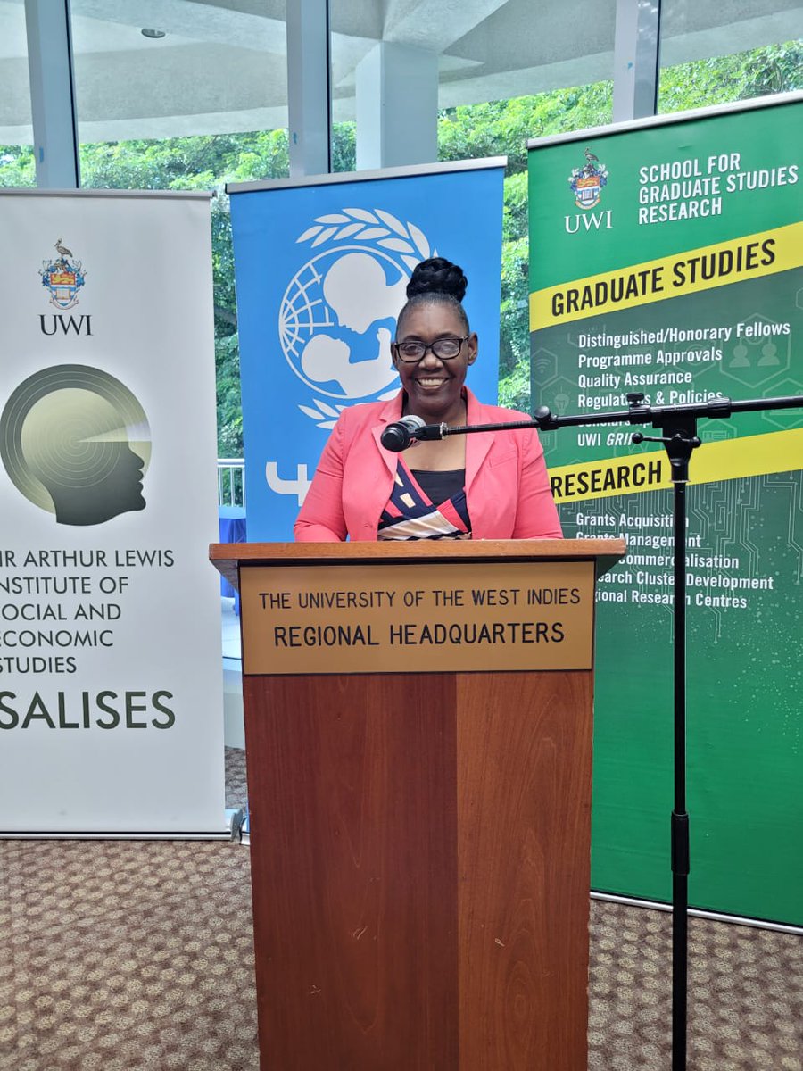 ECCJA's tweet photo. Our Director of Regulations and Monitoring, Dr Morgan Smith, representing the ECC at  The 17th Annual Caribbean Child Research Conference award ceremony.

Thank you for having the Early Childhood Commission, and congratulations to all the winners.🎊🥳 https://t.co/17MwoRZ7cy
