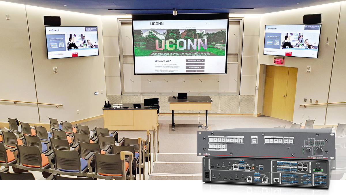 HyFlex learning is here to stay. Our DTP CrossPoint 4K Series is a great all-in-one matrix switcher to distribute, scale, amplify &amp; control AV content. Tailor the learning experience for now &amp; the future. ow.ly/F3TU50M7ktY

#ExtronTechnology #AVTweeps #ProAV #HyFlex #EdTech