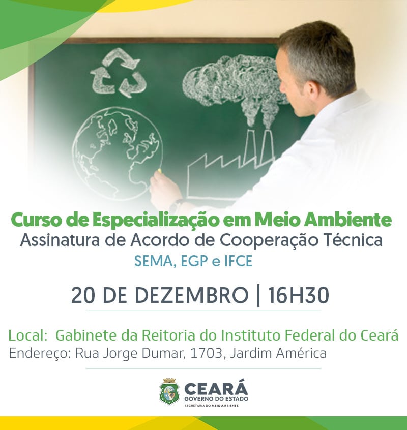 arturbruno's tweet photo. SEMA, EGP e IFCE assinam acordo para capacitar servidores municipais e estaduais em Meio Ambiente
Saiba mais: https://t.co/QvcKIveaLE https://t.co/nqwuNNanJb