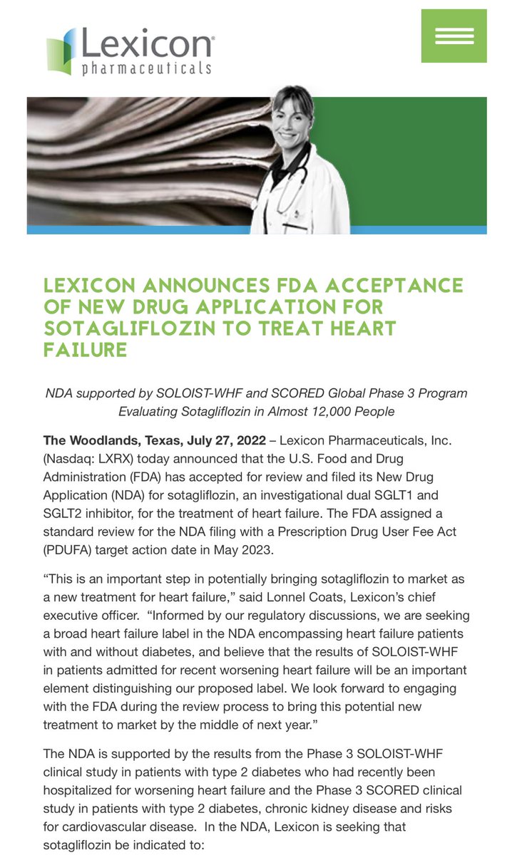 GiuseppeGalati_'s tweet photo. 🔥Another good news for #Christmas
🎅🏼#Sotagliflozin on the go!
Started the process for #TD2M & #HF approval
💫 1st #SGLT1 & #SGLT2i
https://t.co/OTl6ZT0C2O
@DLBHATTMD @gbiondizoccai @gcfmd @ShelleyZieroth @SABOURETCardio @iamritu @FrancescoPaneni @stefanocarugo @JavedButler1 https://t.co/Sd1eLqhCmv