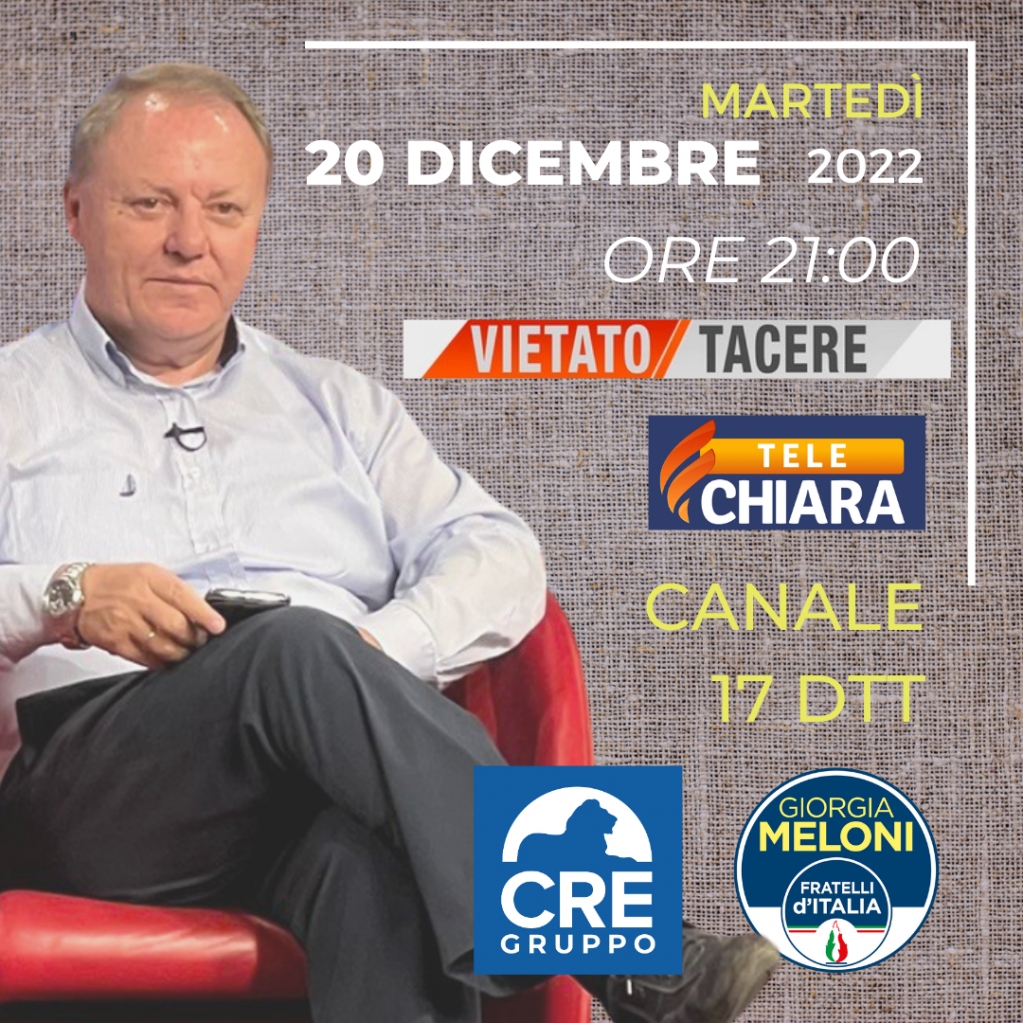 SERGIOBERLATO's tweet photo. Martedì #20dicembre 2022 alle 21:00, sarò ospite del programma #VietatoTacere.

Non perdetevi la puntata su #Telechiara, canale 17 del DTT https://t.co/iMPrkIzEMB