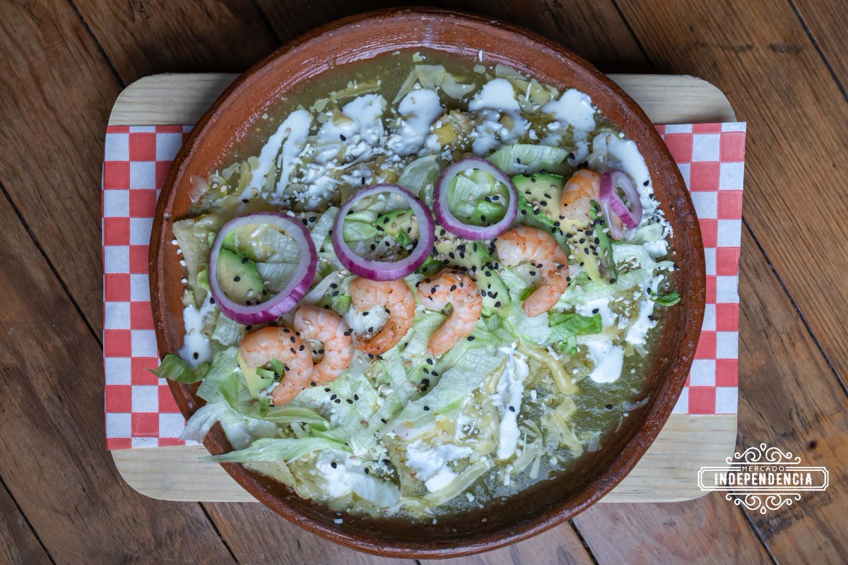 MercadoCdmx's tweet photo. Gourmet Momosas tiene esta buenísima selección mexicanisima, enchiladas de camarón. https://t.co/7sFD2dm3YN