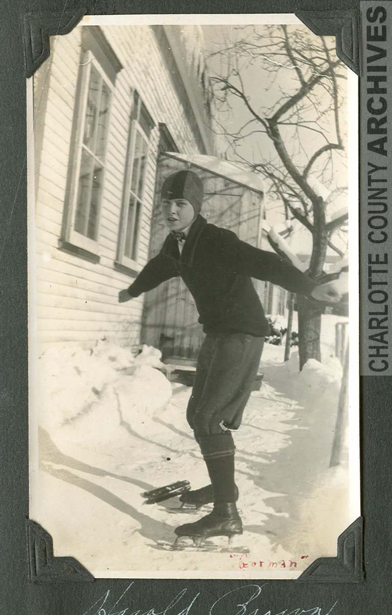 ccarchives1's tweet photo. Happy first day of winter! Time to start thinking winter sports - or perhaps just fabulous winter outfits! 
Photographs ca. 1920s, Edna Harvey fonds. https://t.co/q6TbXfsnrP