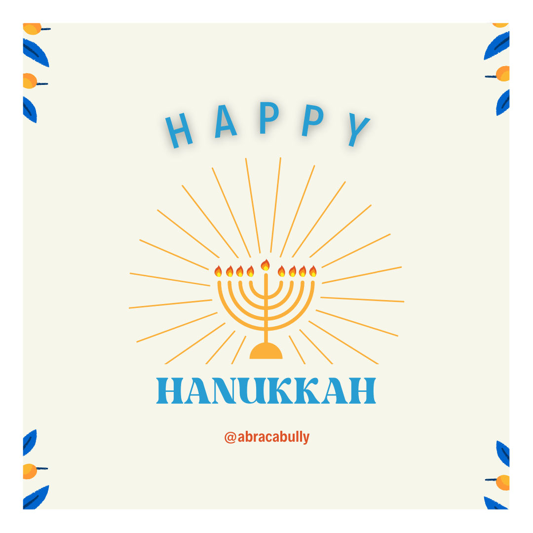 abracabully's tweet photo. Happy Hanukkah to all my Jewish friends.

The Festival of Lights is a beautiful reminder that even the smallest amount of light can triumph over darkness.

So today my friends I ask you to choose to be the #LIGHT.

#Chanukah
#chagsameach https://t.co/gWiAvFd8V7