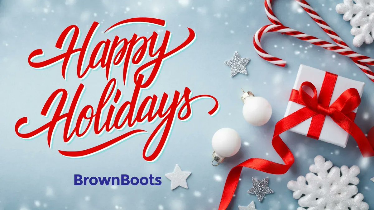 Brown_Boots's tweet photo. ❄️  🎄🌟   Happy Holidays from the BrownBoots team! Wishing all of our clients and friends a safe, joyful and prosperous 2023! It's the people we work and collaborate with that bring us joy throughout the year! #happyholidays ❄️ 🎄 🌟 https://t.co/wVeeEeH1qA
