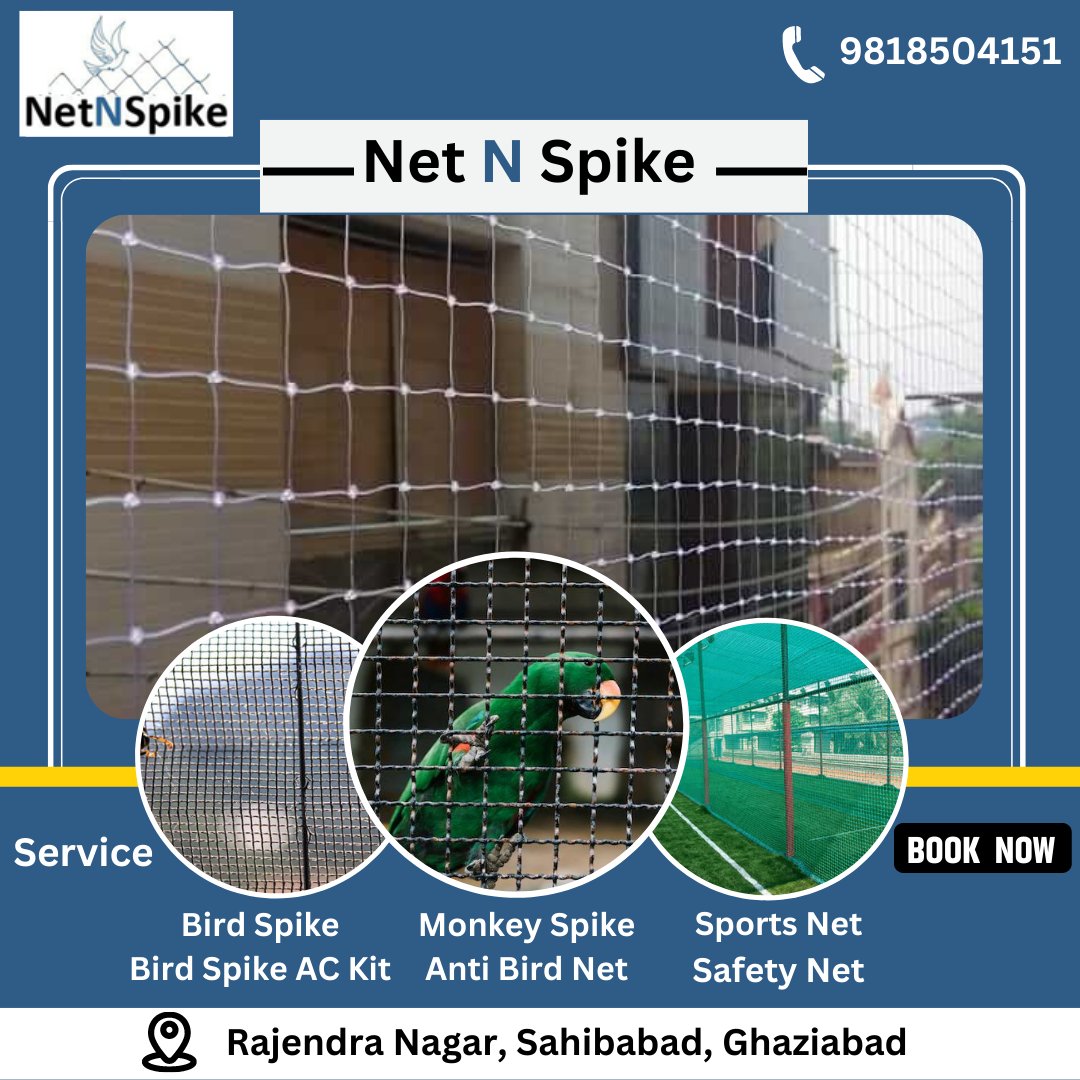 netnspike's tweet photo. We are Saanvi Enterprises (Net N Spike) in private bird netting administrations.
☎️ (+91) 9818504151
📧 netnspike@gmail.com
🌍 https://t.co/ldyiBww0Qm
#Netnspike #birdcontrol #birdproof #birdspikes #pigeonspikes #defenderbirdspikes #pigeonspikes #manufacturing #tradeprice https://t.co/OJLT6A3mhd