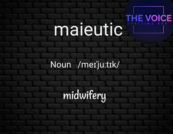 It's not often there are four straight vowels in the middle of a word, is it?

#wordoftheweek
#thevoicespellingbee