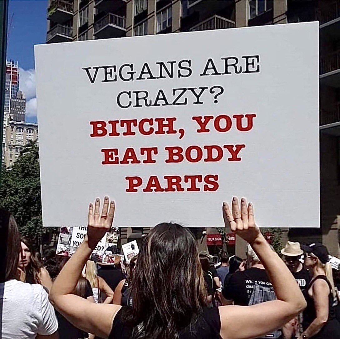 schmoozequeen's tweet photo. #CrazyCarnists are vertical walking #cemeteries for dead rotting decaying #corpses #Carnists #WakeUpCall
#AnimalProteinCausesCancer #QuitMeat #GoVegan #StopEatingAnimals #NoPlanetB #GoVegan #Vegans
@_eatingyoualive @Cowspiracy @PCRM @DrNealBarnard https://t.co/oYlE1MhXf0