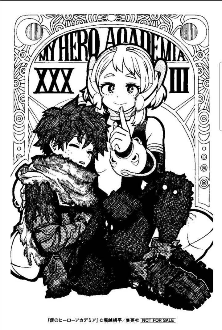 Phantomastre_'s tweet image. This being actually official arts drawn by Horikoshi will always make me happy 😭 #Izuocha