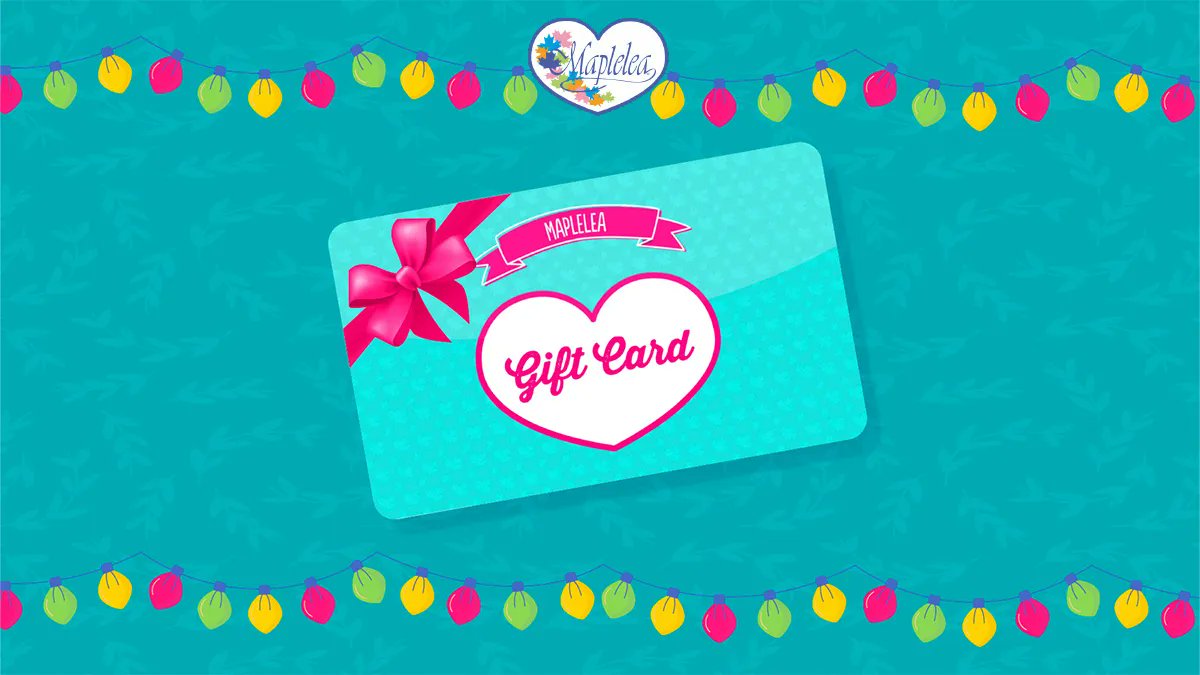 Put Maplelea under your tree this holiday season! 🎄 With a Maplelea E-Gift Card, your little one can choose their favourite Canadian girl doll, outfits, and accessories. 💜

The perfect last-minute gift — no wrapping required: maplelea.com/products/maple….
