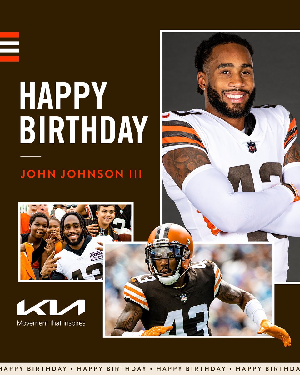Browns's tweet photo. 🎉 HAPPY BIRTHDAY @iamjohnthethird! 🎉 https://t.co/FhPbnpBxya