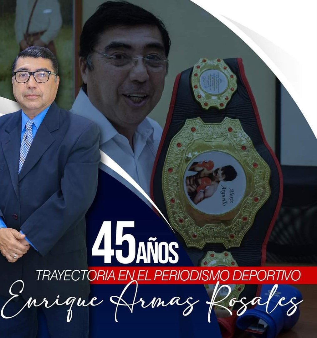 Felicidades 🎊 a nuestra vice alcalde Cro. Enrique Armas por su amplia trayectoria en el mundo deportivo. ⚾️🤼‍♂️🥊

#DeporteVidaySalud