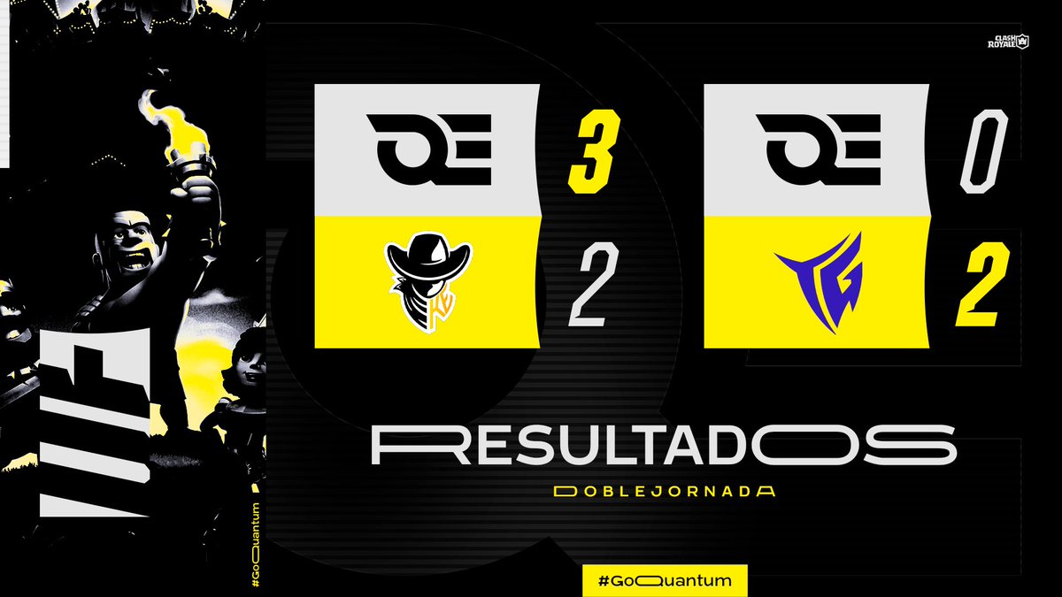 QEPicks's tweet photo. [#ClashRoyale] | #Resultado ⚔️

▫️Noche regular la de ayer. 
¡Bien jugado, rivales!🔥🫡

🏆 @EmpireLeagueCR
🆚 @KaosEsportsGG
📅 #CuartosDeFinal
📊 Victoria 3-2
⭐ @BielTmCr 

🏆 @AMCRoyale S7
🆚 @titans_ghost
📅 #CuartosDeFinal 
📊 Derrota 0-2 

#GoQuantum #FeelTheEnergy🧬 https://t.co/Nf56lFwSGY