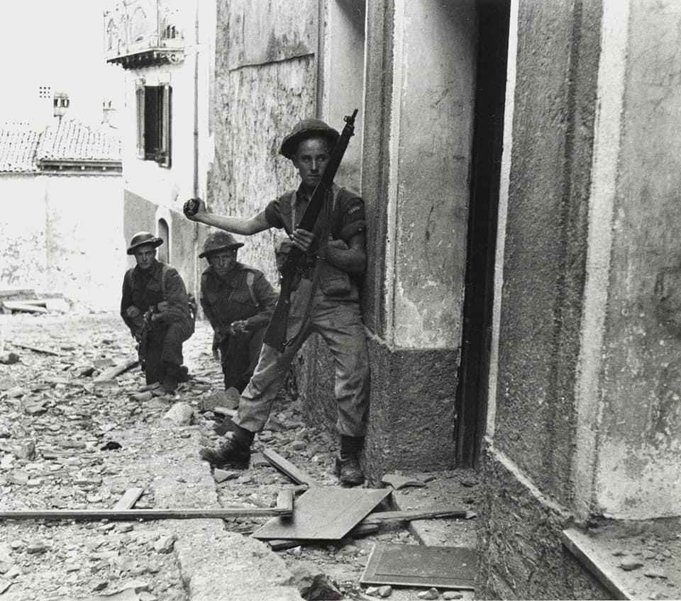 50 years after my mother showed me this picture of my dad, throwing a grenade, I came across it again at the Canadian war museum. #WorldWarII #CanadianWarMuseum #neverforget #ortona #Italiancampaign #operationhusky