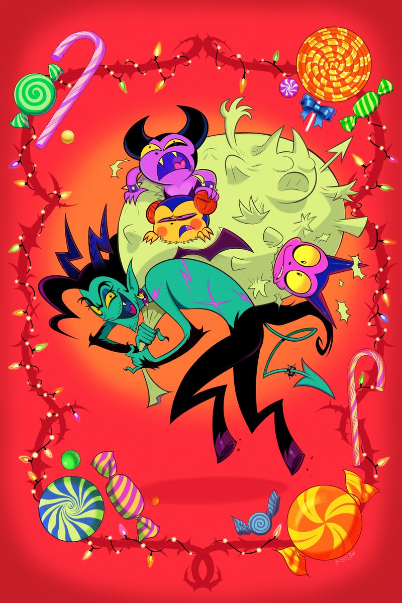 stebvi's tweet image. happy holidays! ⚡️🍬❤️