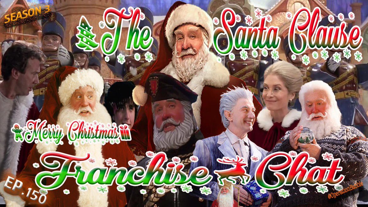 OperationBabble's tweet photo. All new episode out NOW... 

Join Myke &amp; Tivis  as they end the year with a dive into The Santa Clause Franchise! And complain about DC a bit.

Apple https://t.co/hVMLx2sUZ6
SPOTIFY https://t.co/9LBIyNZM9F
IHEARTRADIO https://t.co/8wxRwBru8R https://t.co/0jWyPspppS