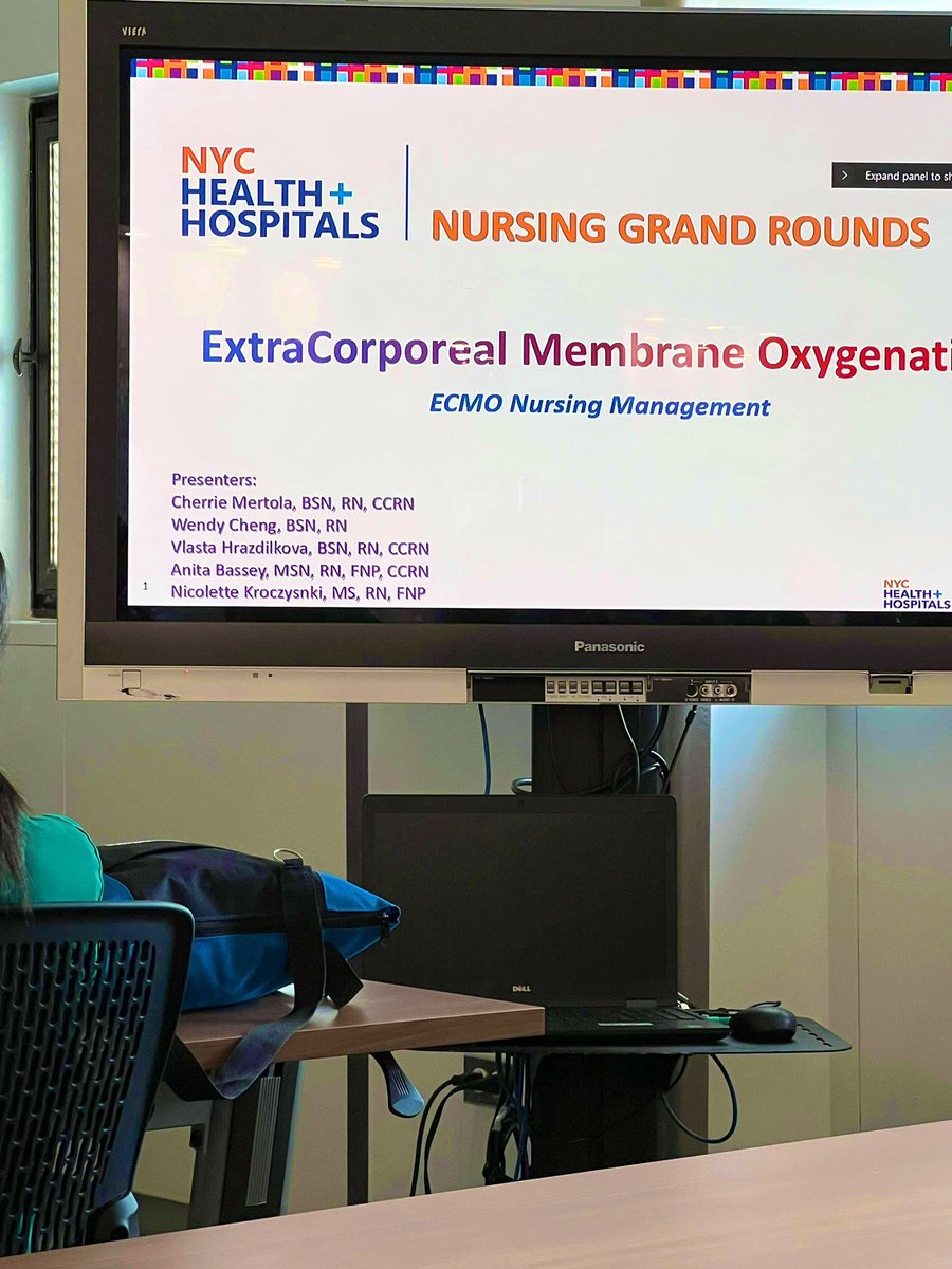 cherriepiem's tweet photo. Bellevue’s First Nursing Grand Rounds @BellevueHosp #ECMO , first ever ECMO program of @NYCHealthSystem , the nation’s first non-university based public hospital that offers ECMO , CCU #NursesRole and #Nursescontributions to the success of this program @NCineas @RoselineMartel2 https://t.co/Rt3l7yqsBA