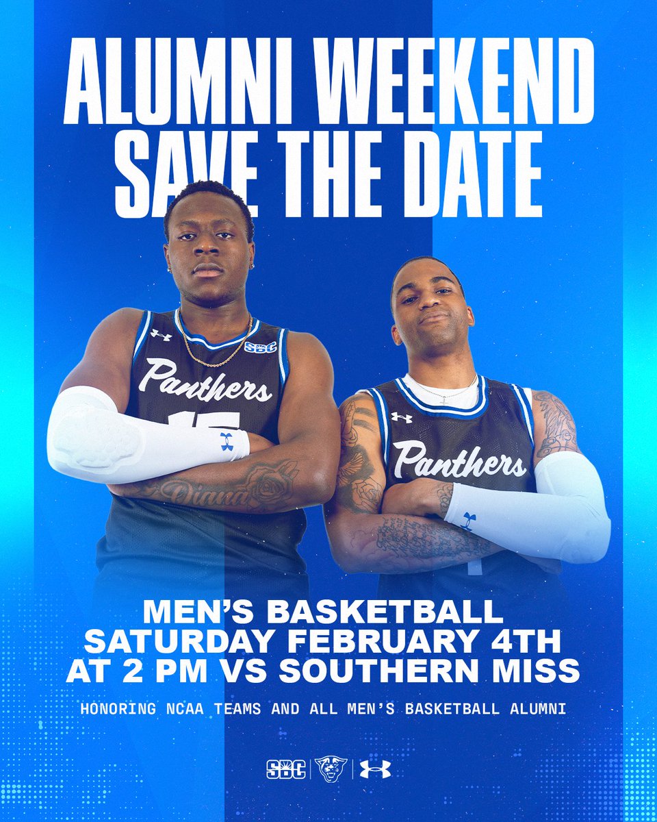 GSU_MBasketball's tweet photo. 𝘼𝙡𝙪𝙢𝙣𝙞 𝙒𝙚𝙚𝙠𝙚𝙣𝙙‼️

Save the date! 
📅 Sat Feb. 4th
🆚 Southern Miss
📍 GSU Convocation Center

For tickets call 404-413-4020 or email tickets@gsu.edu

#OurCity | #MORE https://t.co/BDKqaIkKIw