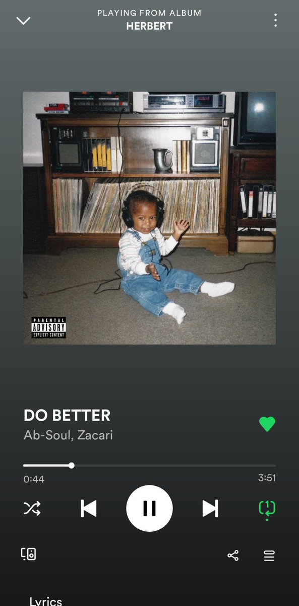 BigCliffFTX's tweet photo. @abdashsoul "Do Better" on repeat until I do better. I gotta do better. https://t.co/hhlUNI2Y6N