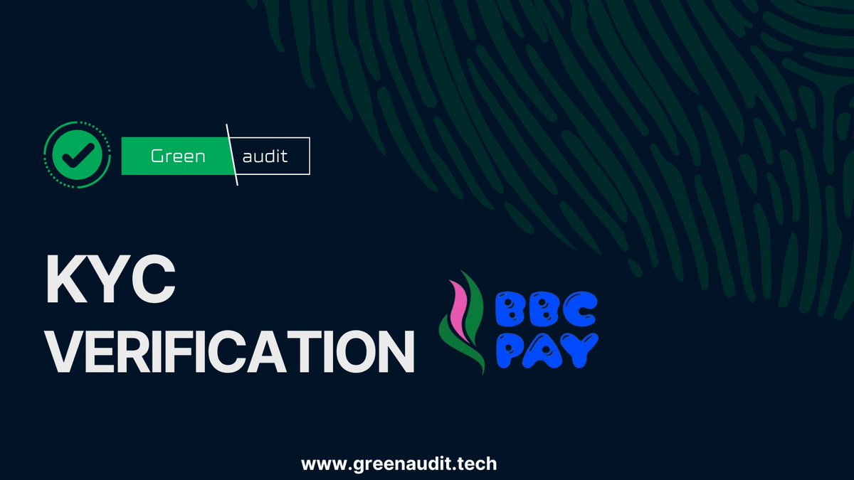 Dear community! KYC Verification <a href="/bbcpaytoken/">Buy Now Our Store In Canada: www.bbcpay.co</a> by
✅ Green Audit! 

🌎 Projects website:
bbcpay.co

🔗 KYC link:
greenaudit.tech/kyc/bbc-pay/

👉🏻 More info:
GreenAudit.tech
