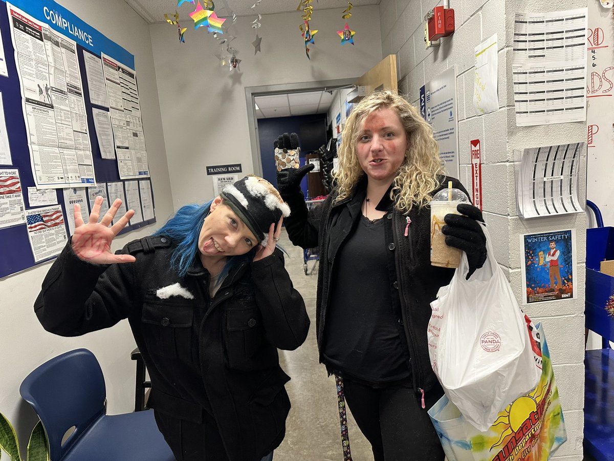 We can always expect @WhitneyHecker and Sam to go all out for our Christmas fun days. Today was dress as your favorite Christmas character and they gifted <a href="/salem2939/">salem.</a> with our very own Harry and Marv from Home Alone! <a href="/FNaff16/">FNaff16</a> <a href="/JamesW_2009/">James</a> <a href="/BrianTe58414379/">Brian Terry</a> <a href="/tinamcamp777/">Tina Campbell</a>