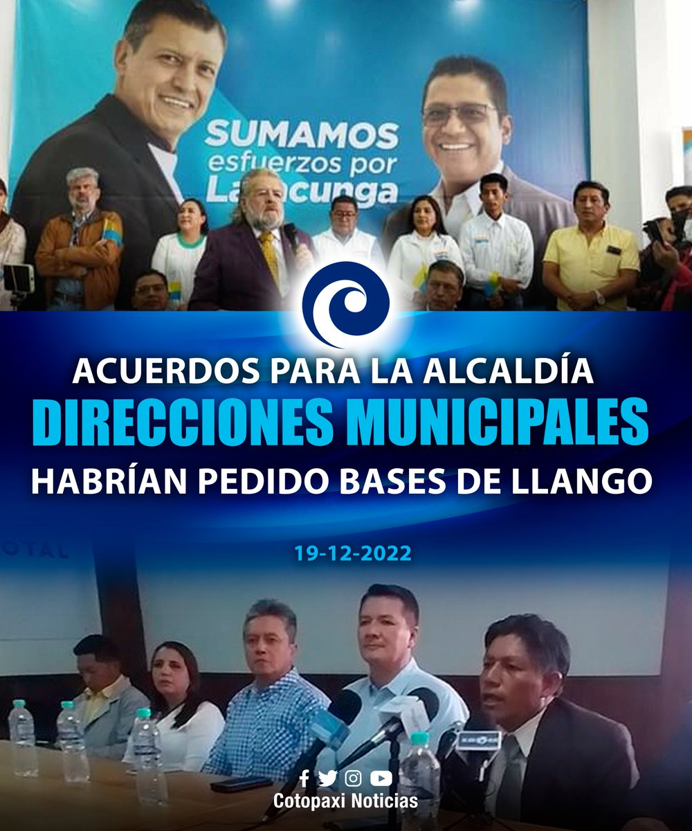 #Latacunga | ¡Así se manejarían los acuerdos para la alcaldía! 
cotopaxinoticias.com.ec/las-alianzas-e…