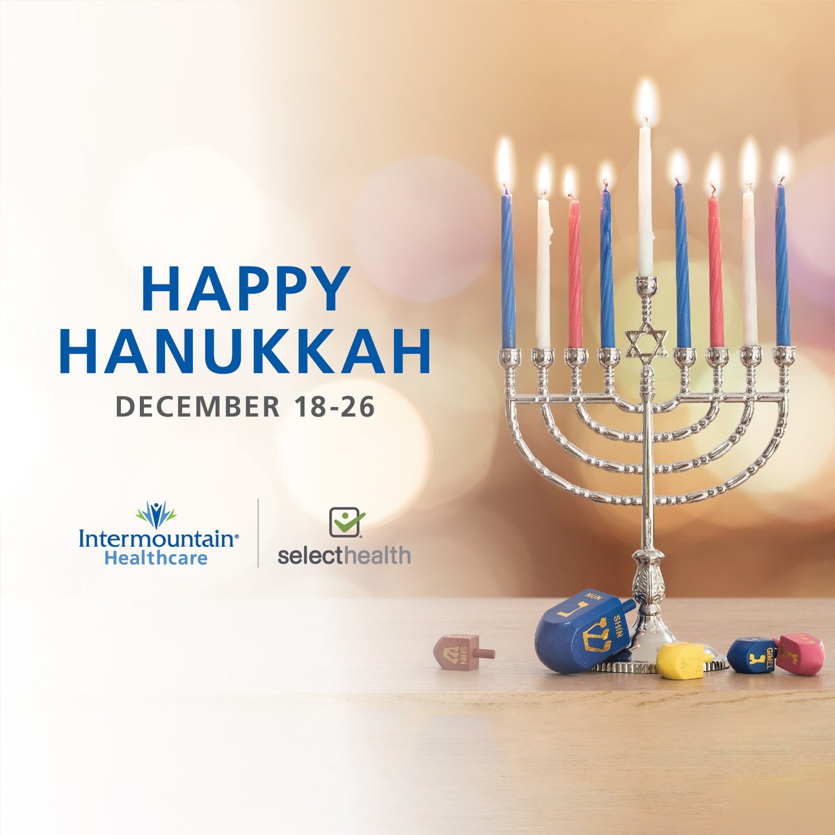Wishing all who celebrate a Happy Hanukkah filled with love, light, and joy.