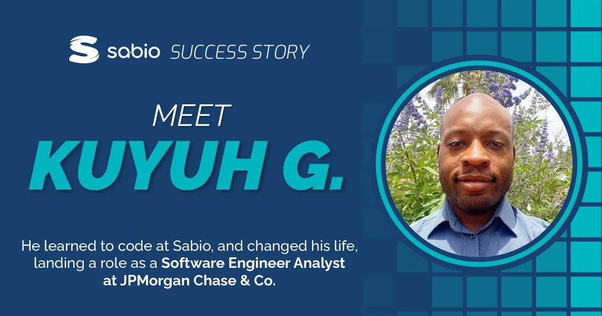 WeSabio's tweet image. Tired of not making enough money? 😩 

Kuyuh was fed up with having to settle for un-rewarding low-paying jobs. He joined Sabio, learned to #code and now he&apos;s making triple the income and doing a job he loves! 🎉 

Learn More ⬇️

buff.ly/2FXR37r 

#techies #learnprogram