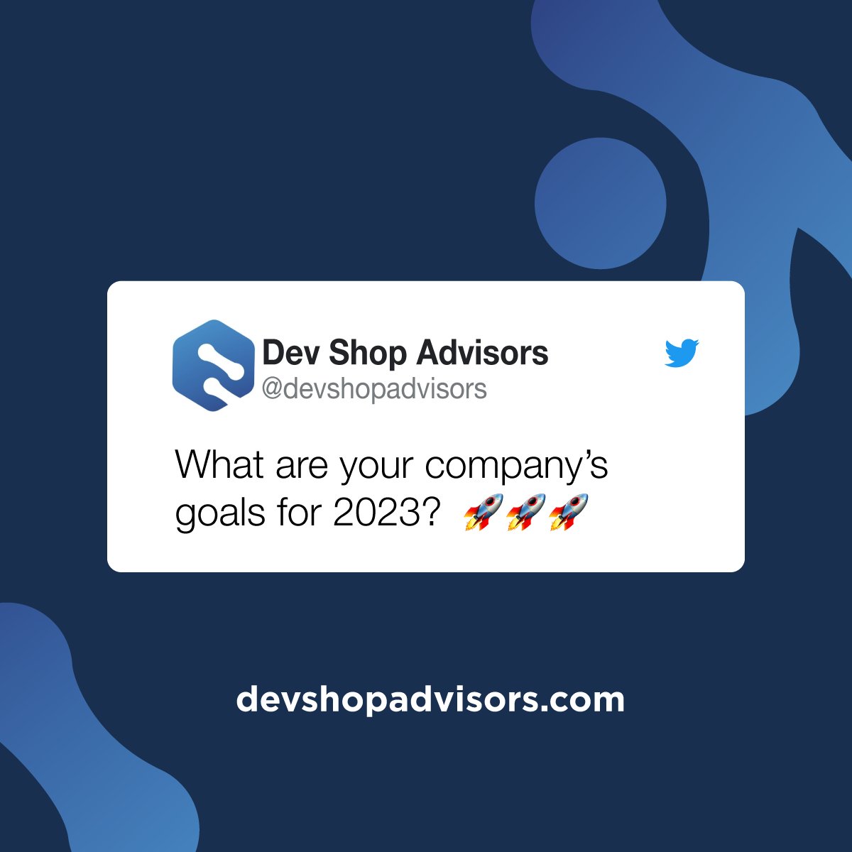 devshopadvisors's tweet photo. Have you noticed that... the year is about to end?
Have you started planning your company's growth goals for 2023?

At https://t.co/r5raBKYPvu we can help you expand your software team
.
.
.
#Developers #Outsource #WebDevelopment #SoftwareDevelopers #Entrepreneur #2023 #NewYear https://t.co/SAoWR08oUR