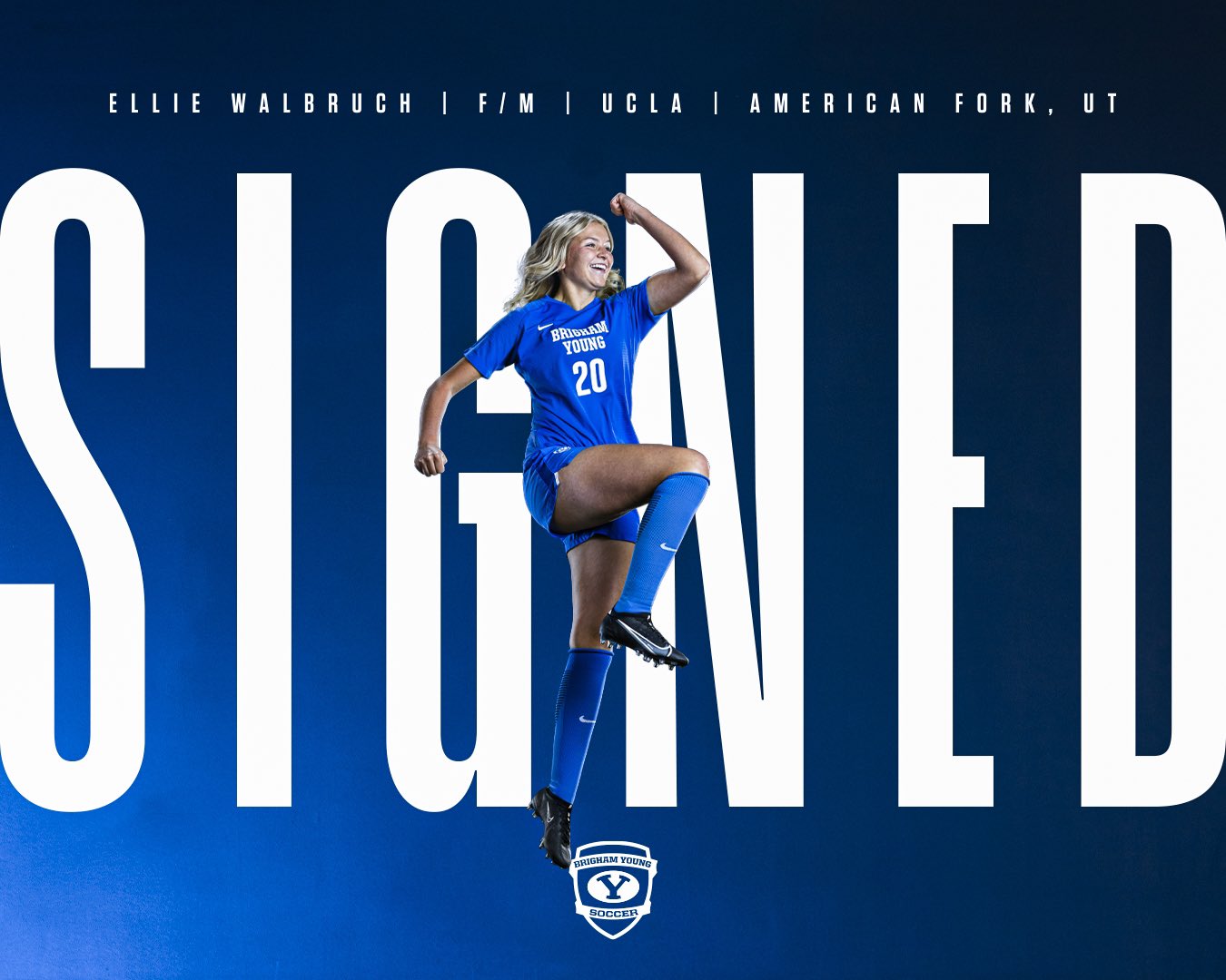 BYU Women's Soccer on Twitter "𝐖𝐞𝐥𝐜𝐨𝐦𝐞 𝐡𝐨𝐦𝐞 elliewalbruch7 🤩🙌 https