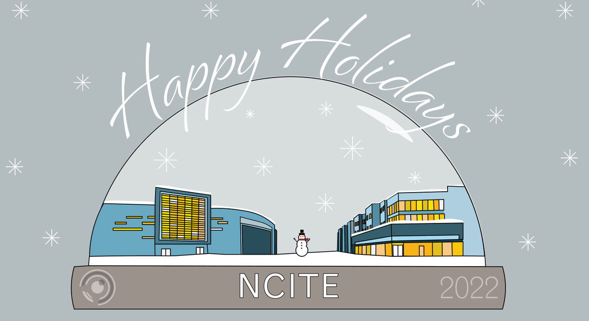 NCITE_COE's tweet photo. The team at NCITE wishes you and your loved ones a safe and joyous holiday season. Happy Holidays! https://t.co/hVhVsQPlYU